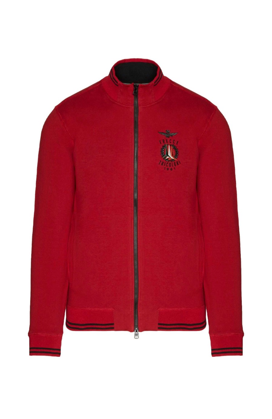 Men AERONAUTICA MILITARE | Embroidered Zipped Sweatshirt