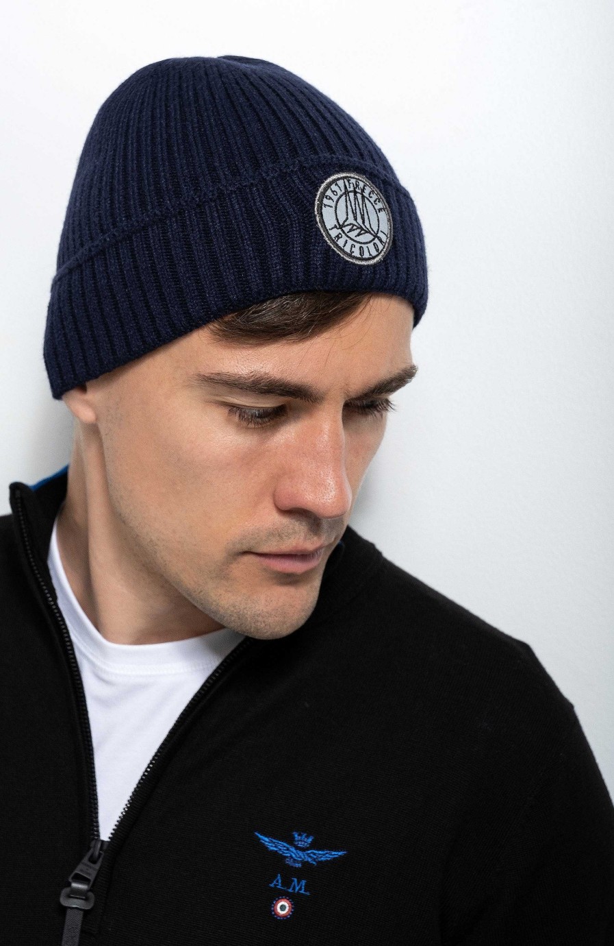 Men AERONAUTICA MILITARE | Reflect-Patch Beanie