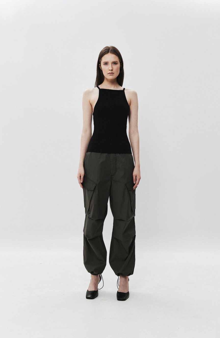 Women AGOLDE | Cargo Cotton Trousers Ginerva