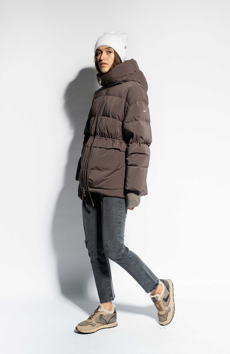 Women DUNO | Drawstring-Waist Down Puffer Yara