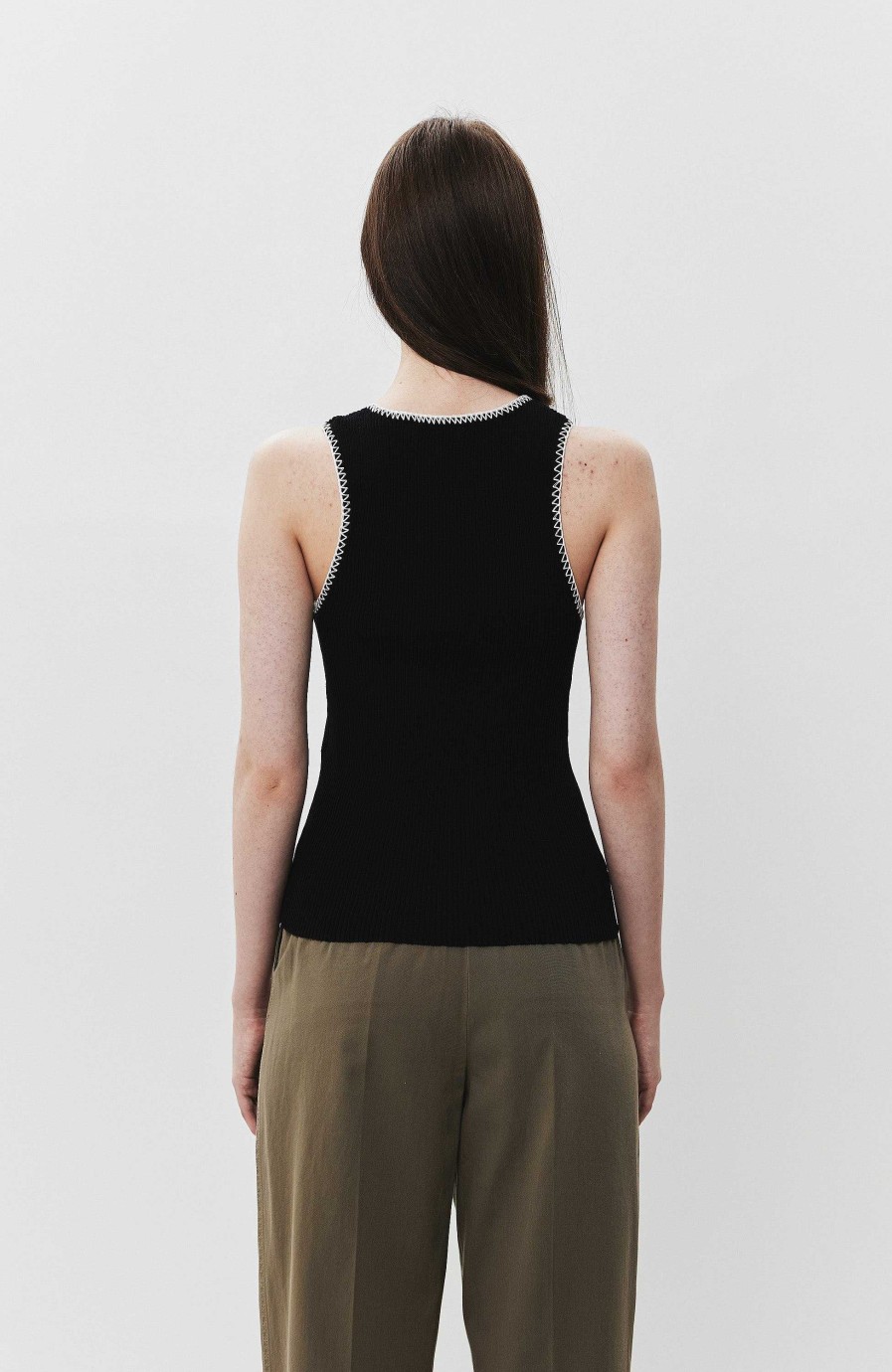 Women HOUSE OF DAGMAR | Contrast Stitch Top