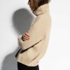 Women FTC CASHMERE | Mockneck Loose-Fit Pullover