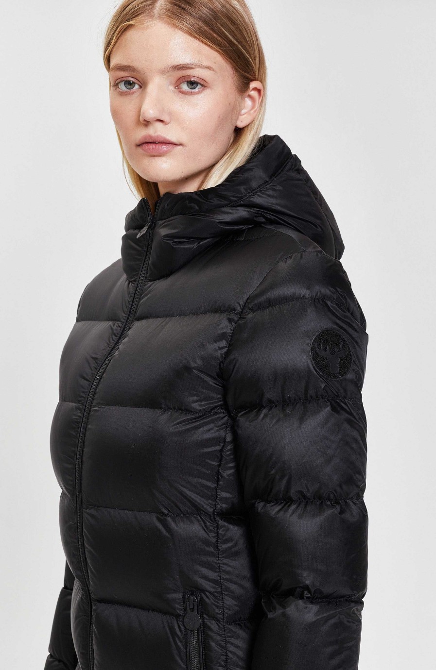 Women MOOSE KNUCKLES | Lightweight Hooded Down Parka Margaree