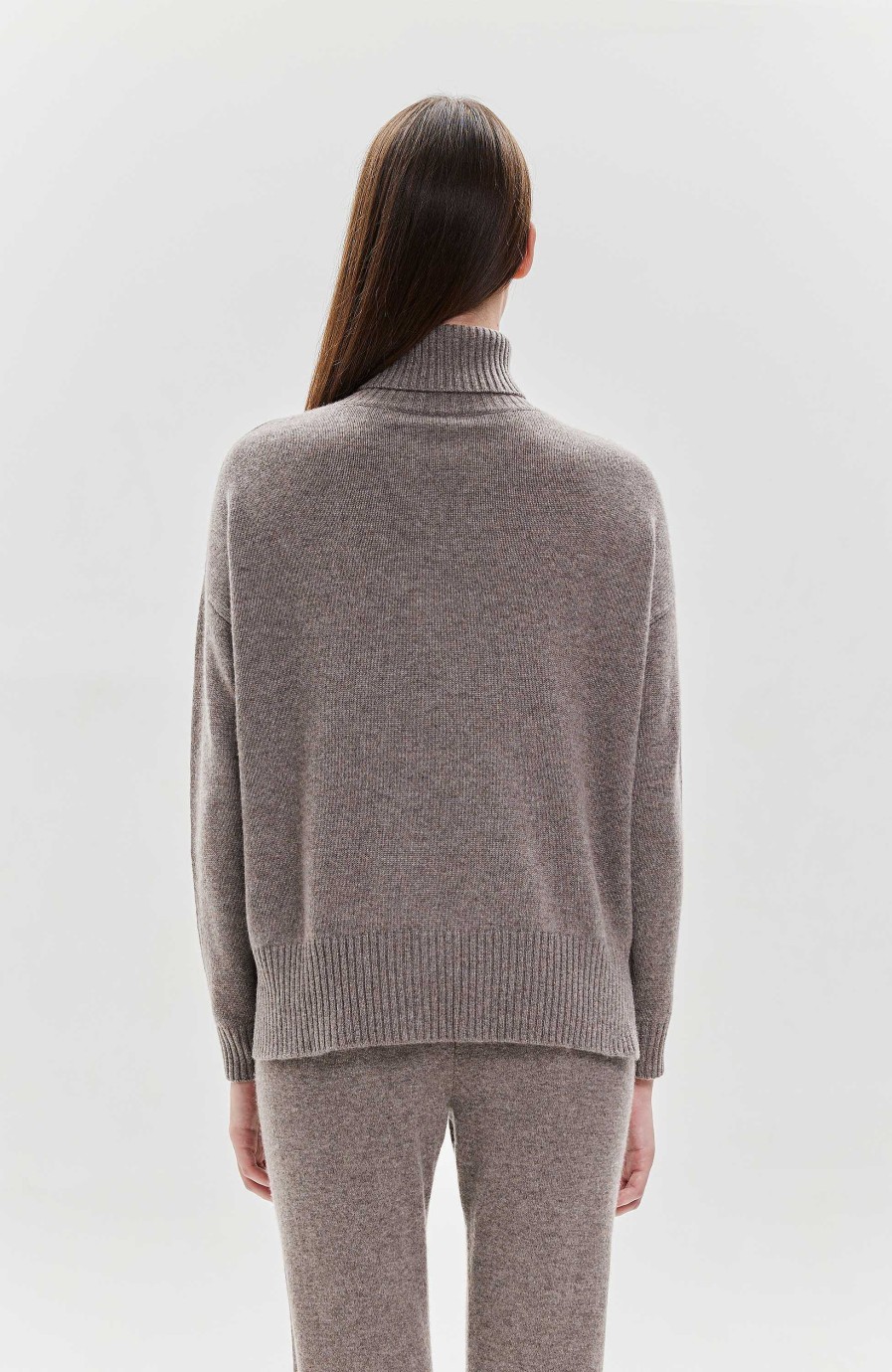 Women FTC CASHMERE | Highneck Relaxed-Fit Pullover