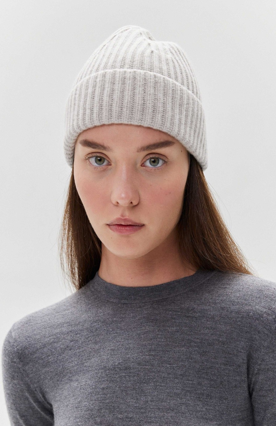 Women LISA YANG | Ribbed-Knit Cashmere Beanie Martigny