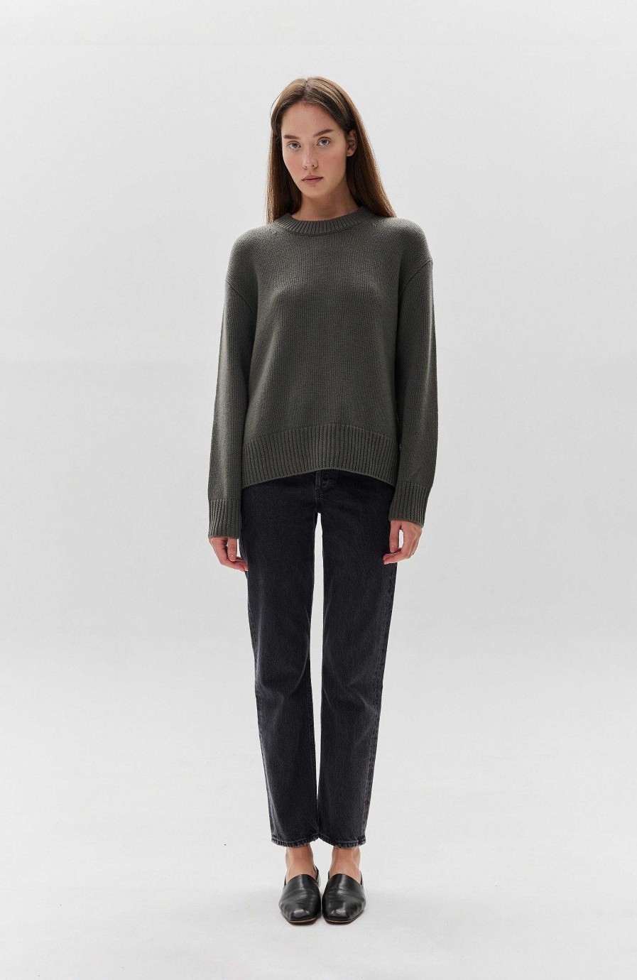 Women LISA YANG | Crewneck Cashmere Sweater Renske