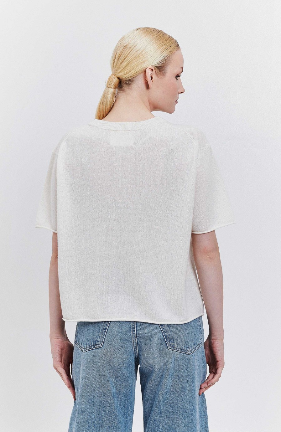 Women LISA YANG | Relaxed-Fit Cashmere Top Cila Tee