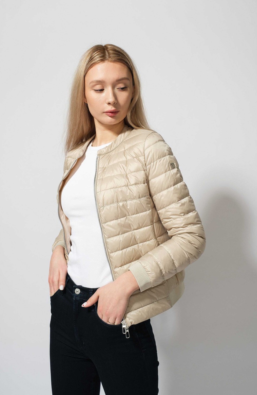 Women DUNO | Quilted Short Down Jacket Gaile