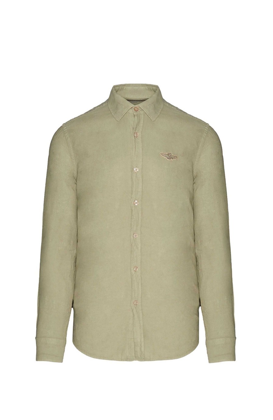 Men AERONAUTICA MILITARE | Cotton Linen Shirt