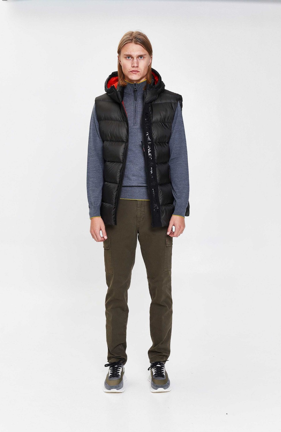 Men MOOSE KNUCKLES | Hooded Down Vest Orwell