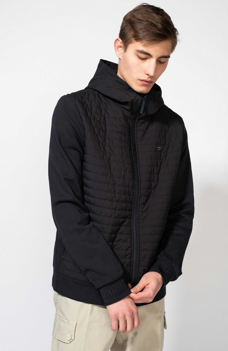 Men AERONAUTICA MILITARE | Quilted Hooded Jacket