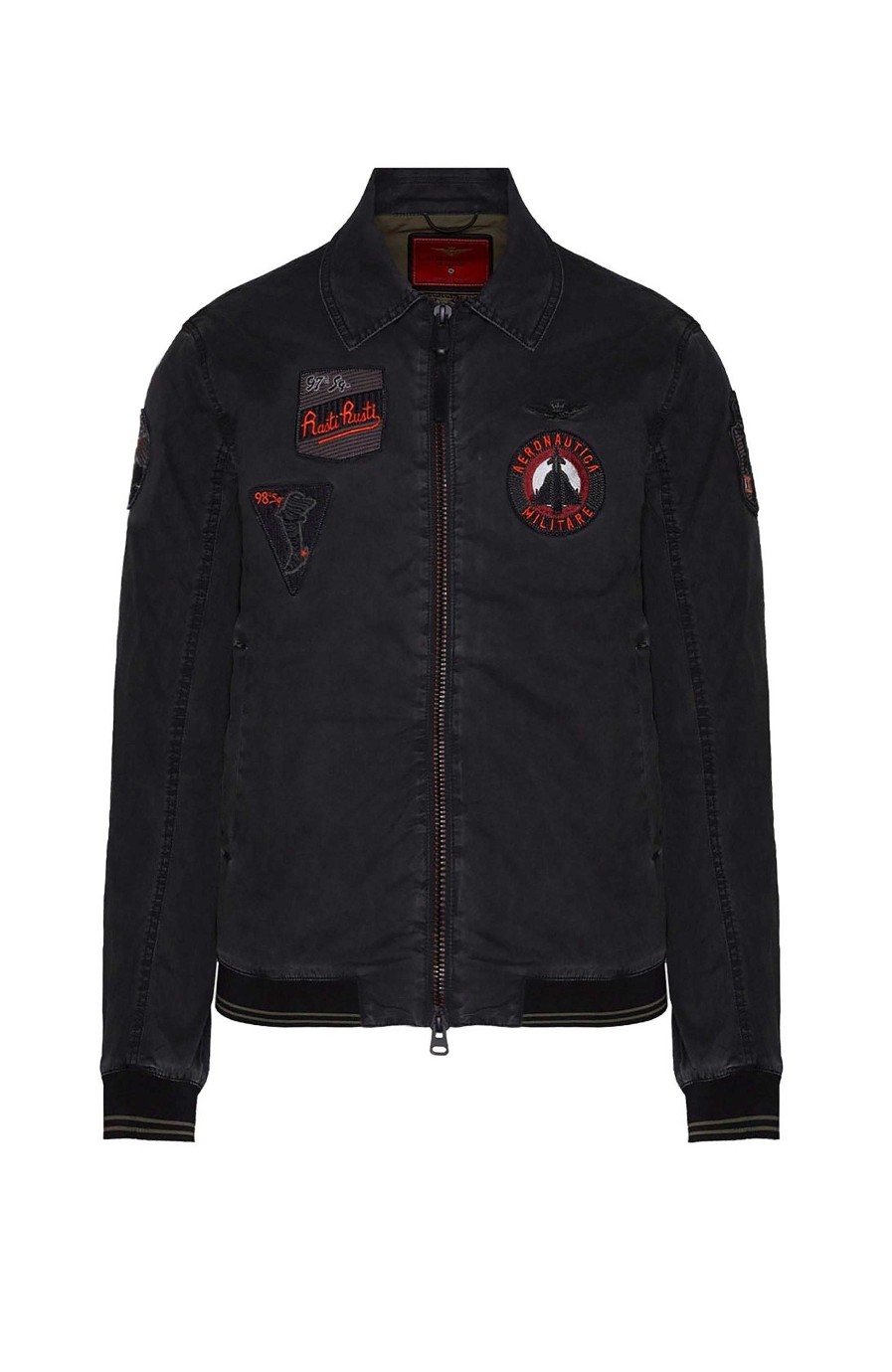 Men AERONAUTICA MILITARE | Patch Bomber Jacket