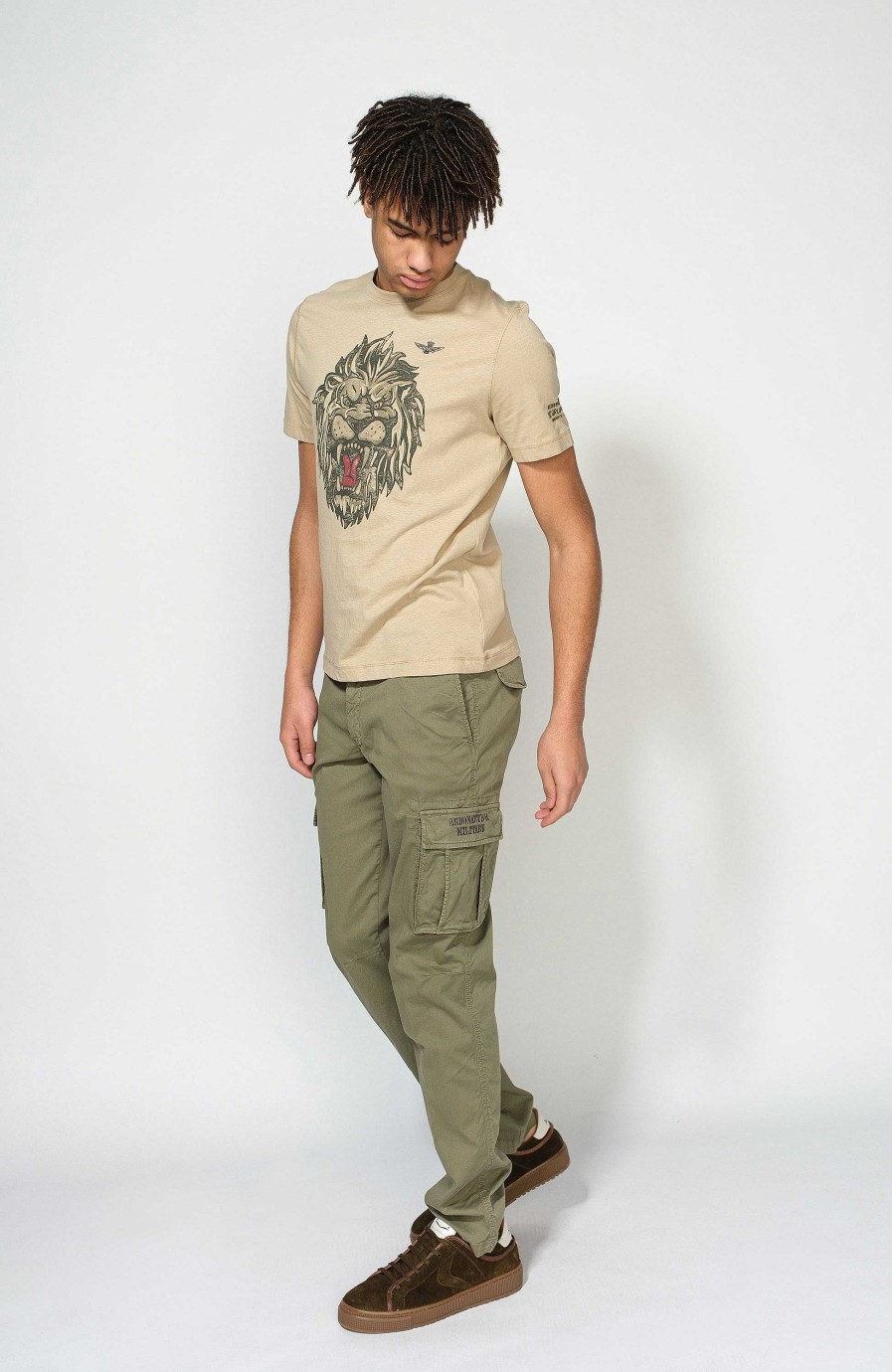 Men AERONAUTICA MILITARE | Cargo Cotton Trousers