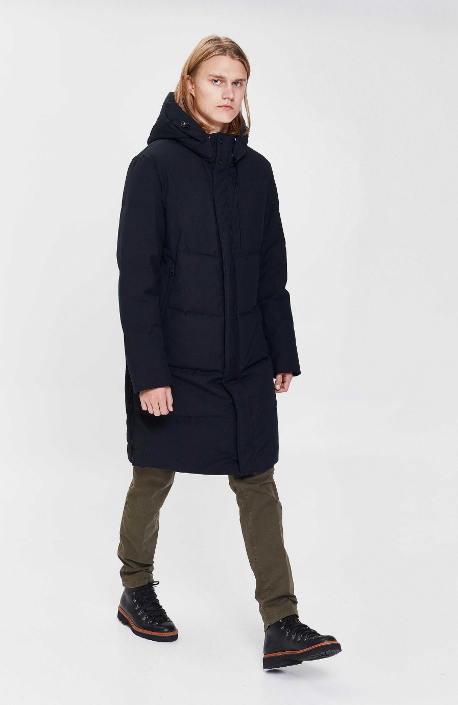 Men DUNO | Woolen Down Parka Aron