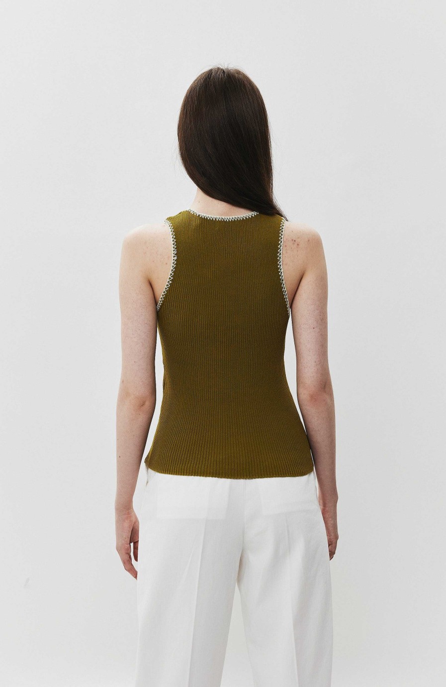 Women HOUSE OF DAGMAR | Contrast Stitch Top