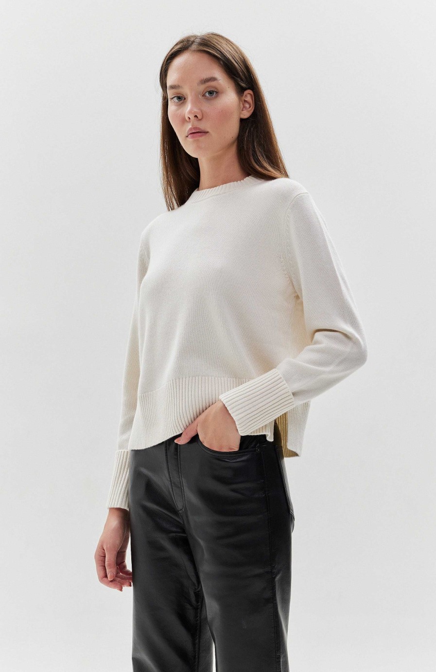 Women FTC CASHMERE | Relaxed-Fit Roundneck Pullover