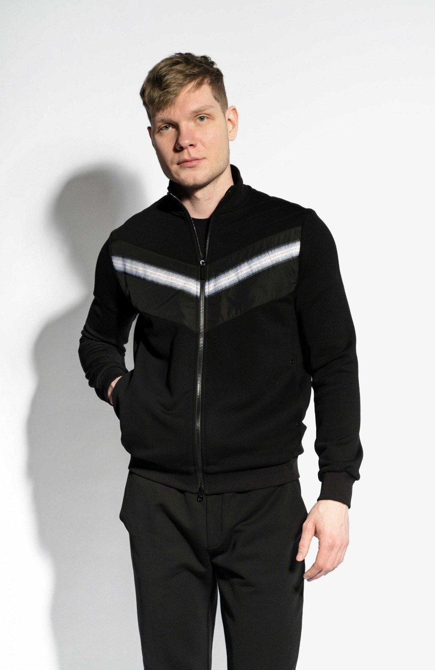 Men DIRK BIKKEMBERGS | Zipped Fleece Sweatshirt