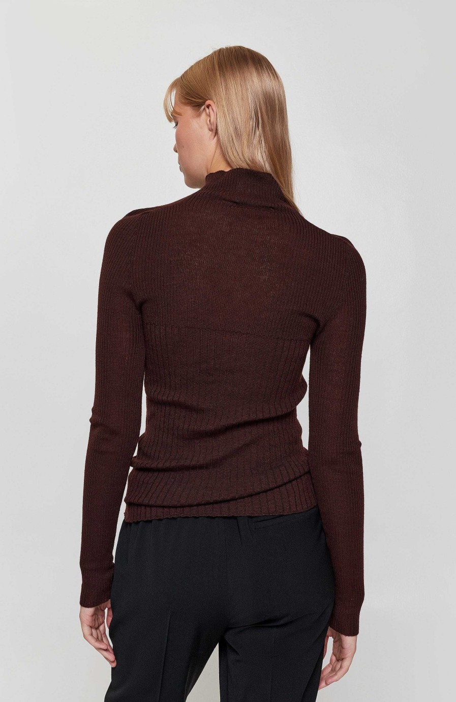 Women ERIKA CAVALLINI | Fine-Knit Longsleeve Top