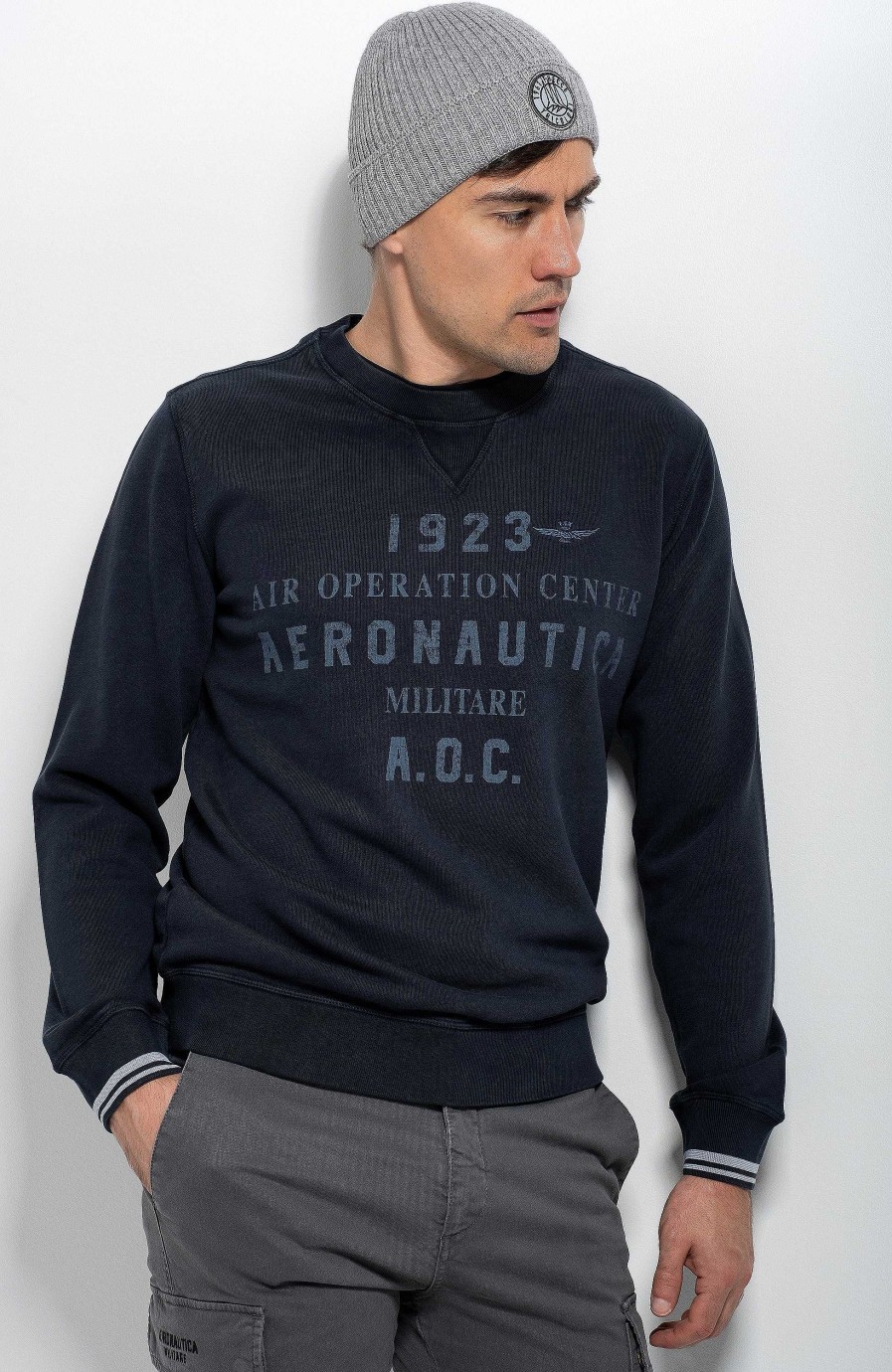 Men AERONAUTICA MILITARE | Logo-Print Sweatshirt