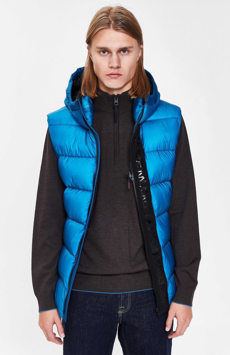 Men MOOSE KNUCKLES | Hooded Down Vest Orwell