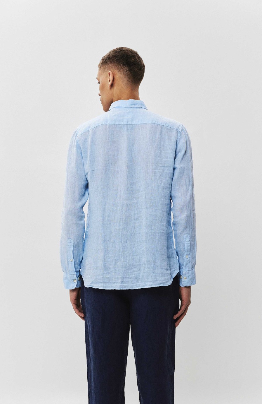 Men 120% LINO | Long Sleeve Linen Shirt