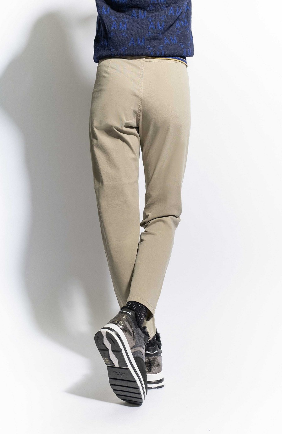 Women AERONAUTICA MILITARE | Slouchy Cotton Trousers