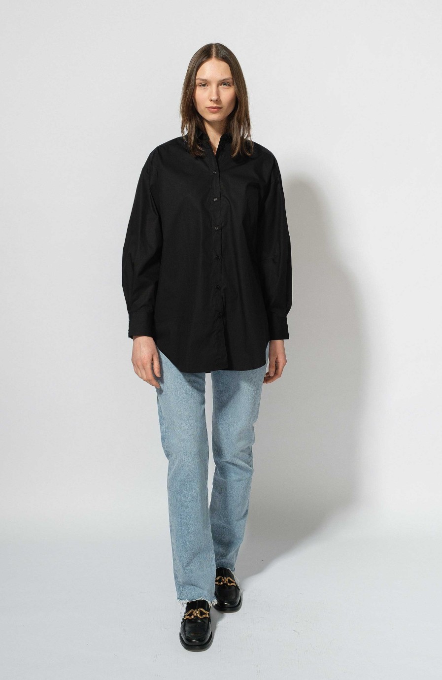 Women HOUSE OF DAGMAR | Oversized Cotton Shirt Gina