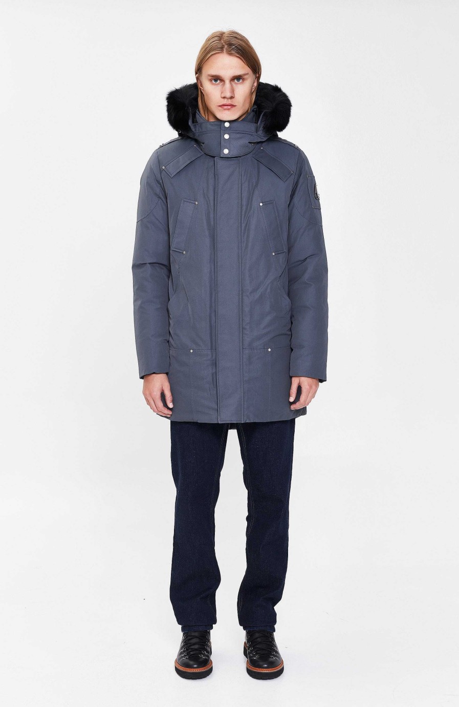 Men MOOSE KNUCKLES | Hooded Down Parka Firebag