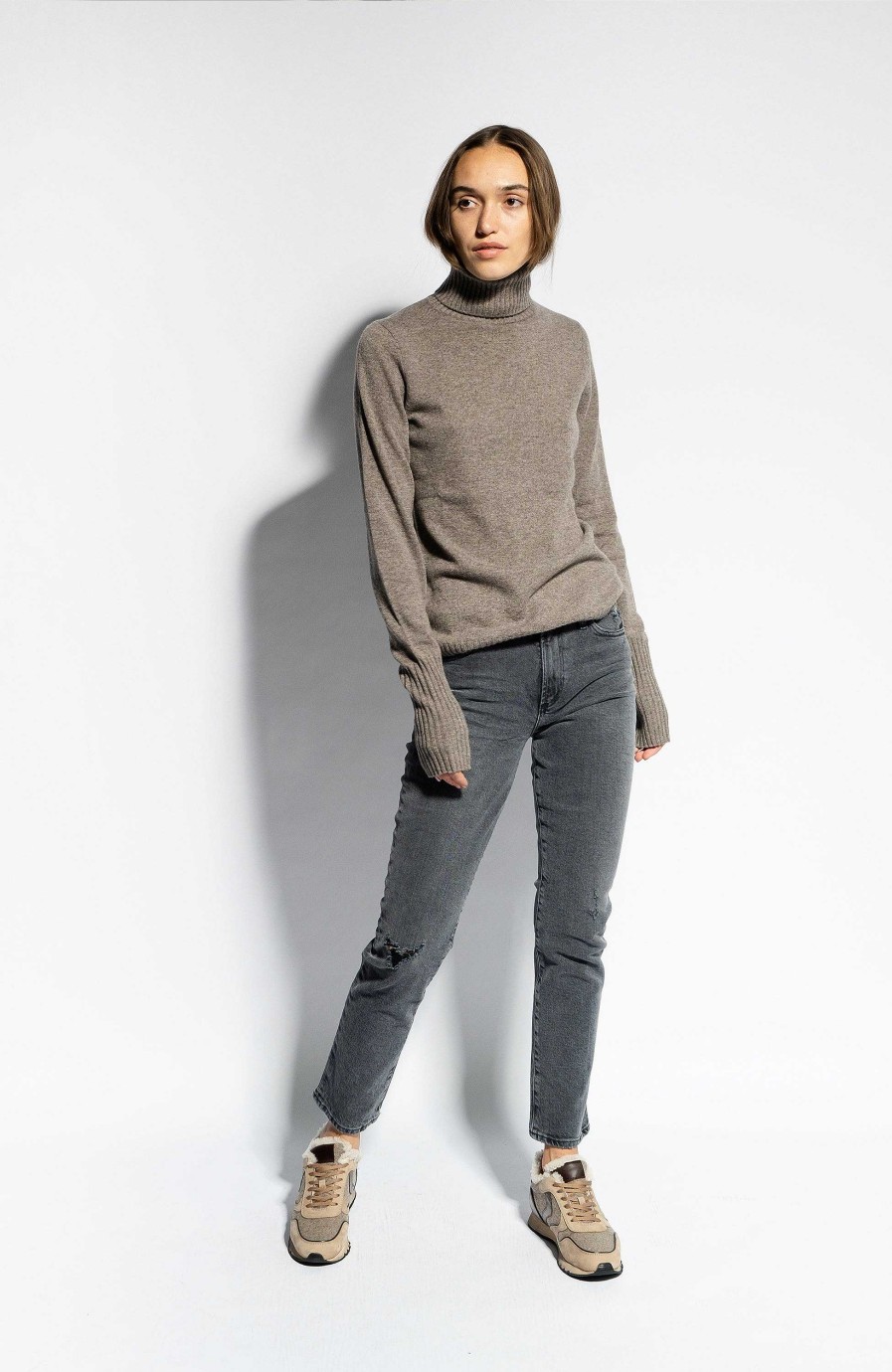 Women FTC CASHMERE | Turtleneck Cashmere Sweater