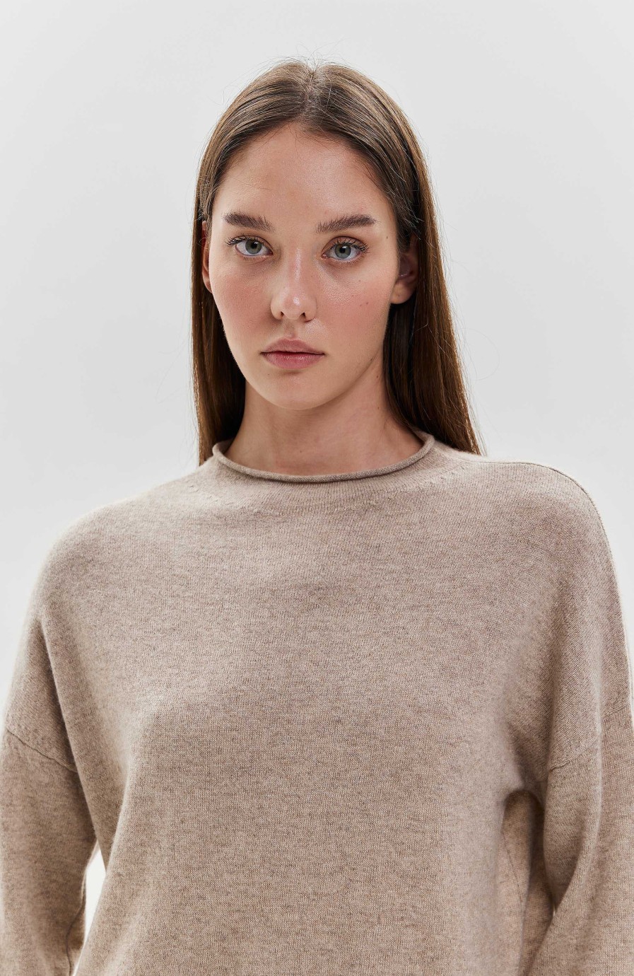 Women FTC CASHMERE | Crewneck Cashmere Pullover