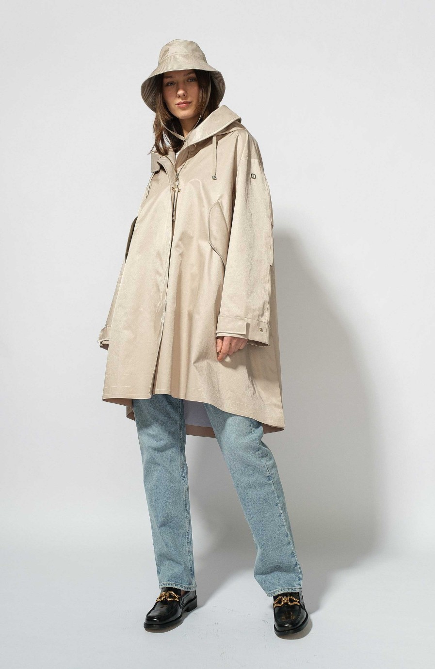 Women DUNO | Oversized Long Raincoat Anita