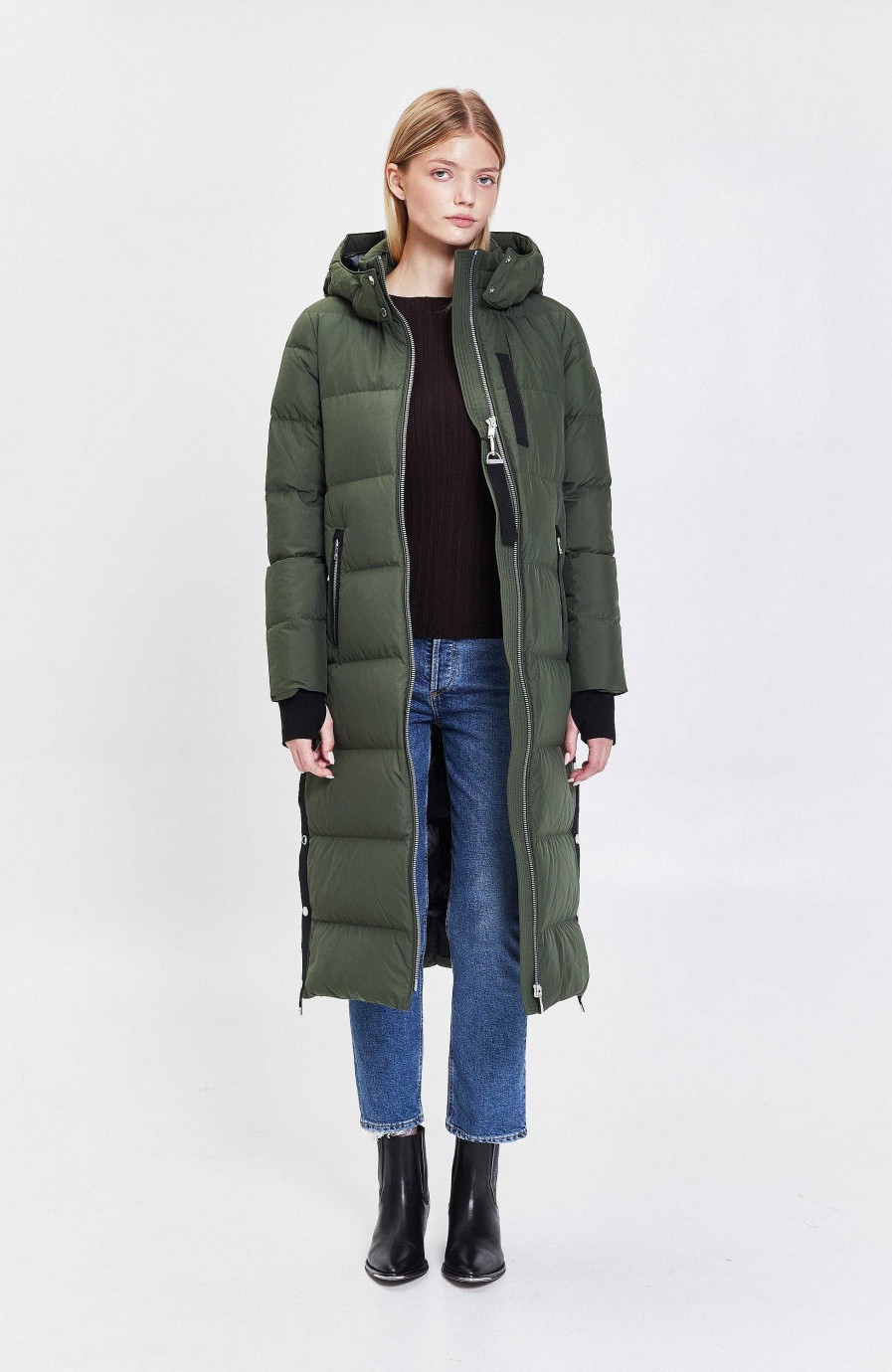 Women MOOSE KNUCKLES | Hooded Down Parka Coat Jocada