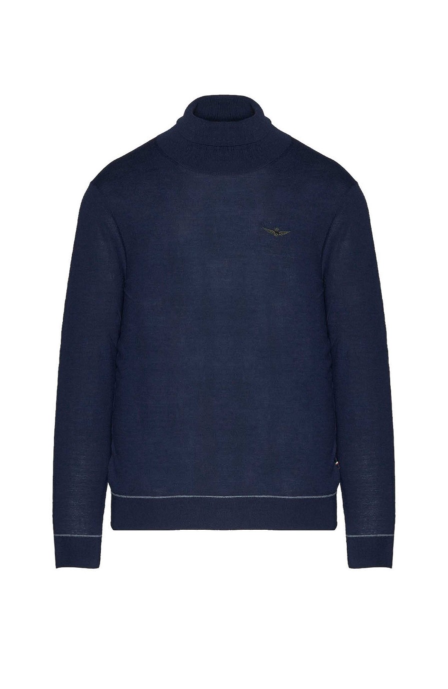 Men AERONAUTICA MILITARE | Highneck Merino Wool Sweater