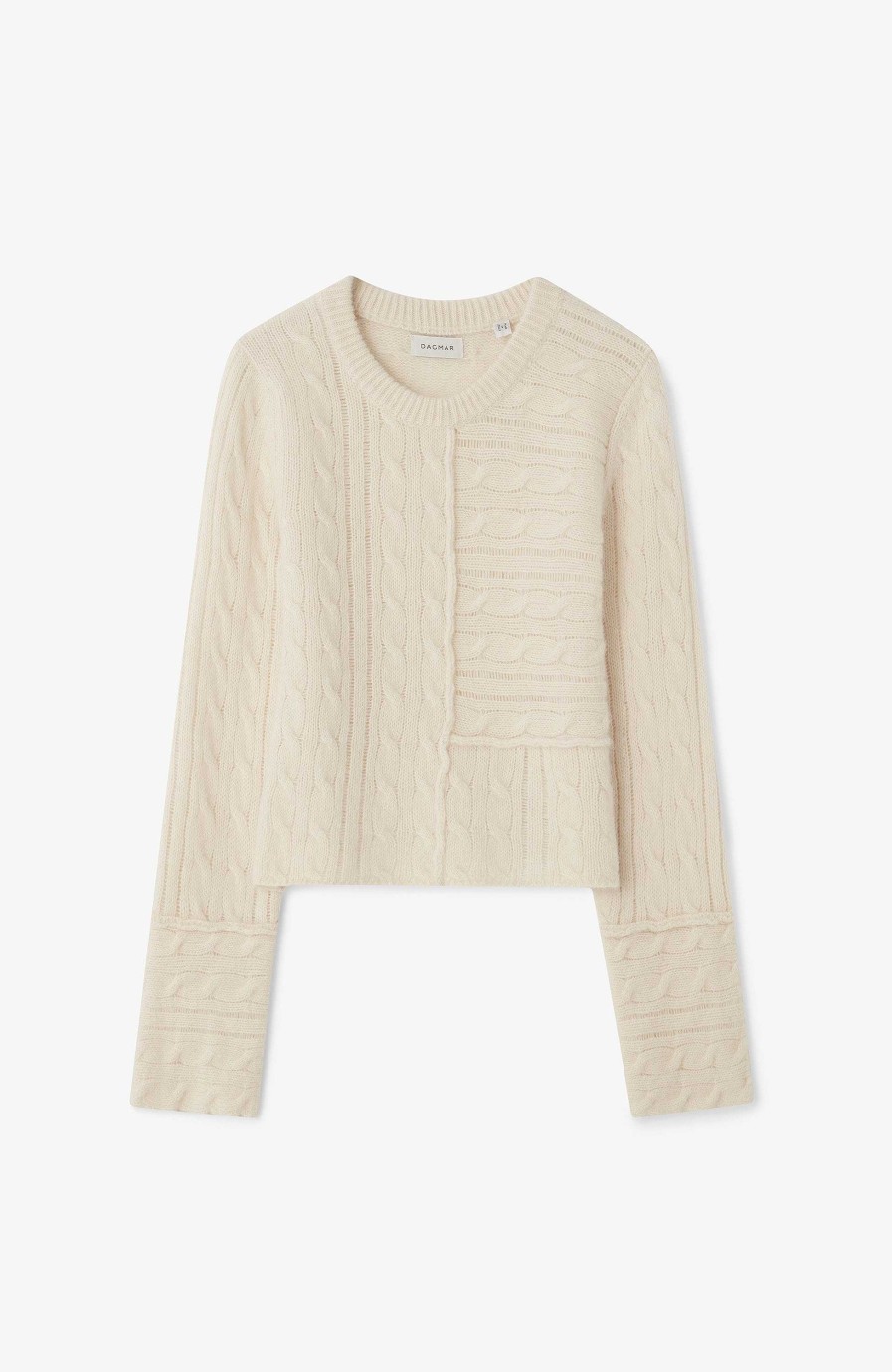 Women HOUSE OF DAGMAR | Cable Knit Crewneck Sweater