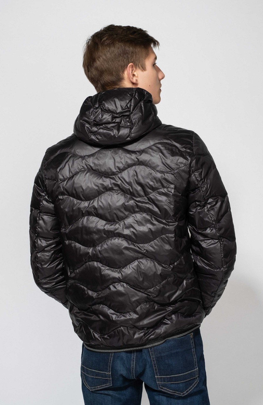 Men BLAUER | Hooded Feather Padded Jacket Jaime