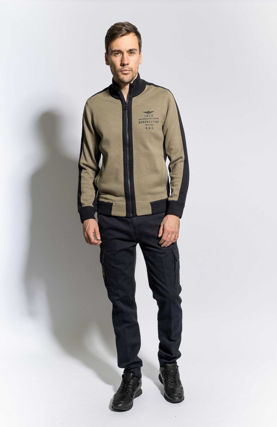 Men AERONAUTICA MILITARE | Velvet Cargo Trousers