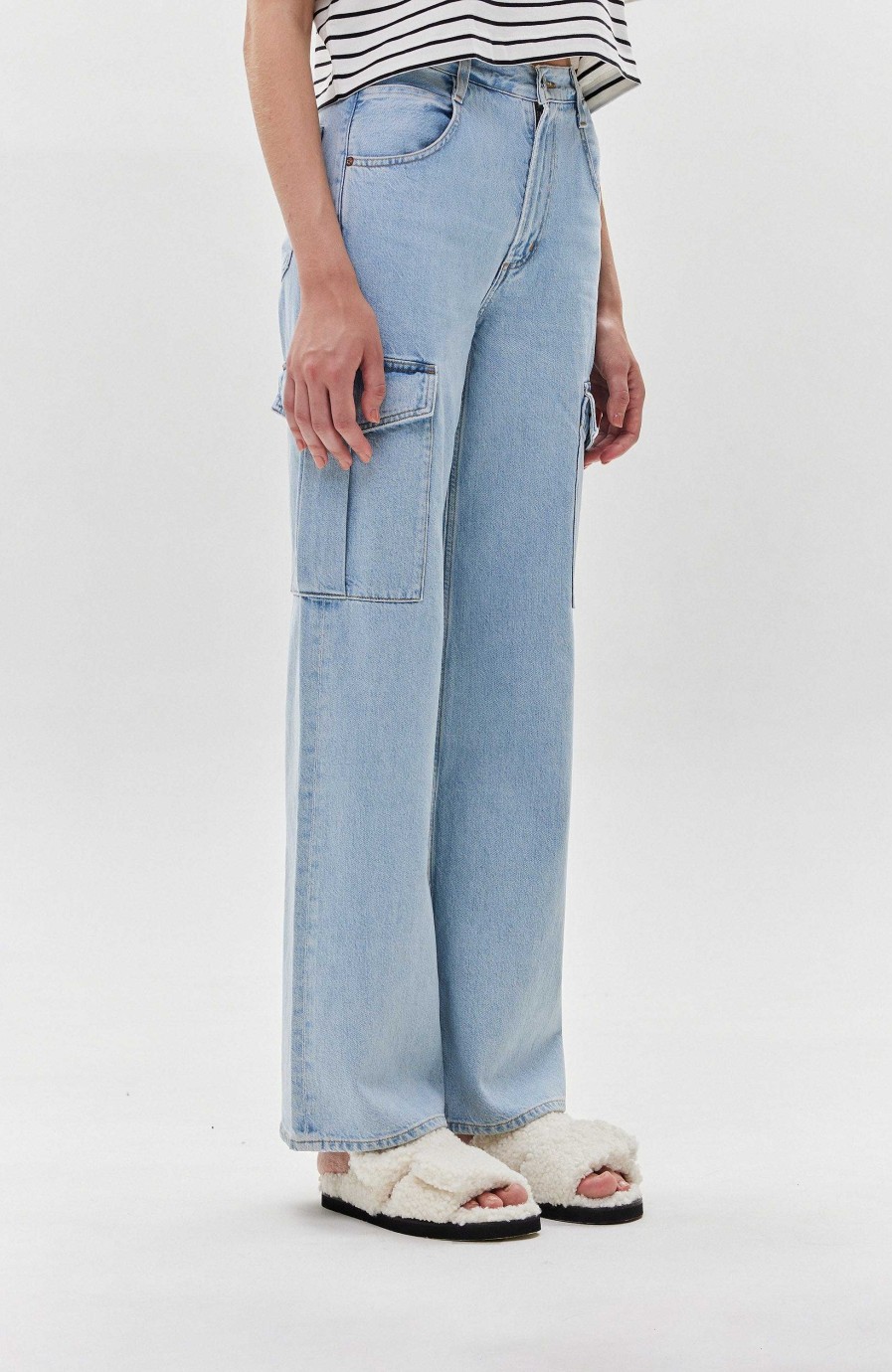 Women AGOLDE | Wide-Leg Cargo Jeans Minka