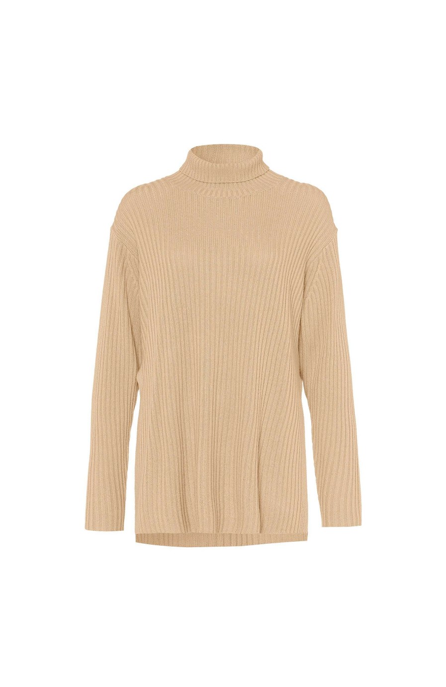 Women FTC CASHMERE | Highneck Cashmere-Blend Pullover