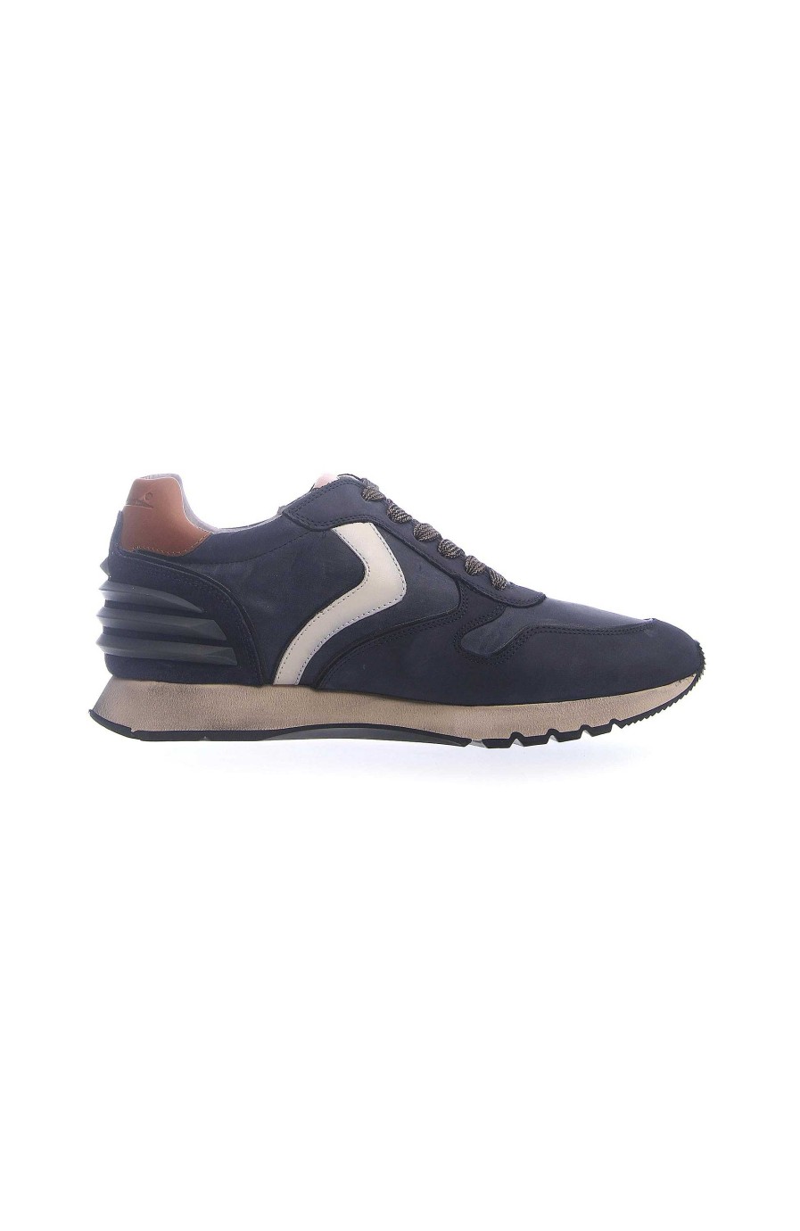 Men VOILE BLANCHE | Rubber-Heel Nubuck Sneakers Liam Power