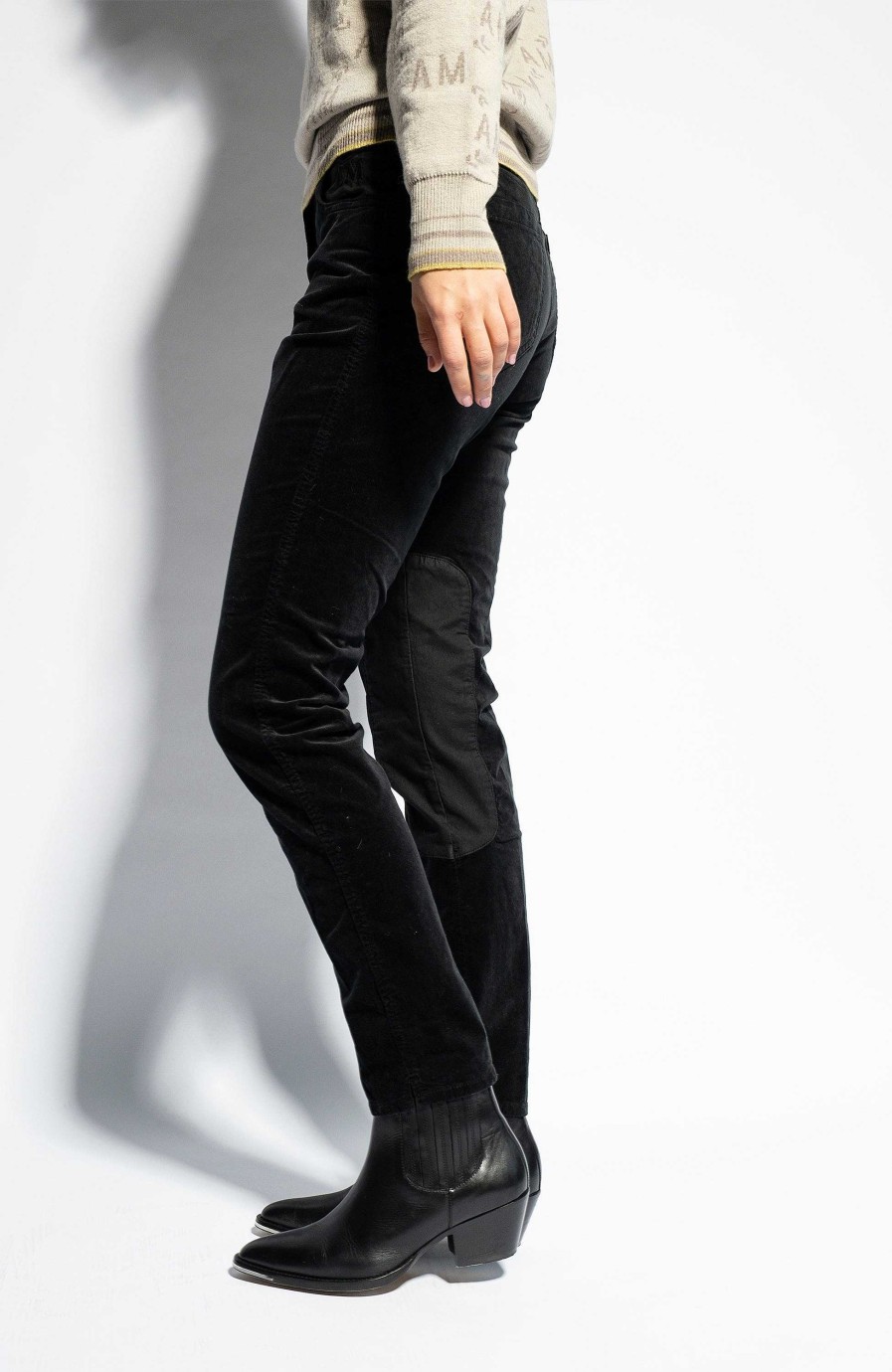 Women AERONAUTICA MILITARE | Skinny Velvet Trousers