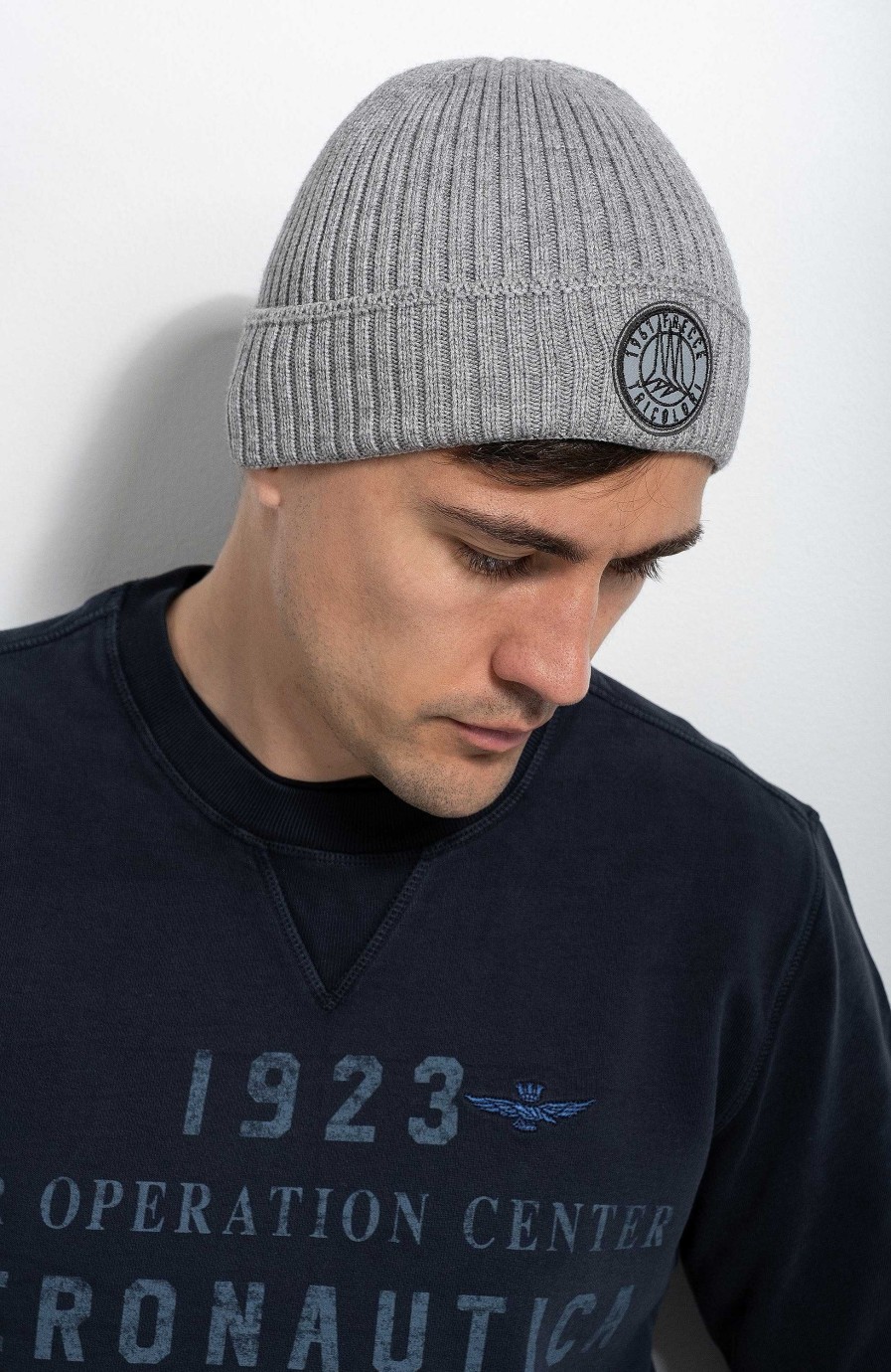 Men AERONAUTICA MILITARE | Reflect-Patch Beanie