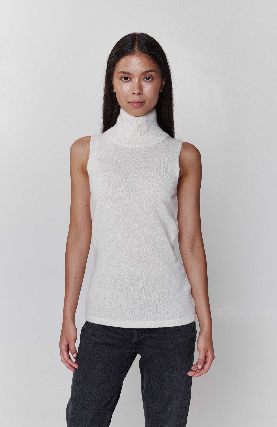 Women FTC CASHMERE | Highneck Sleeveless Top