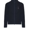 Men AERONAUTICA MILITARE | Logo-Embroidered Zipped Cardigan