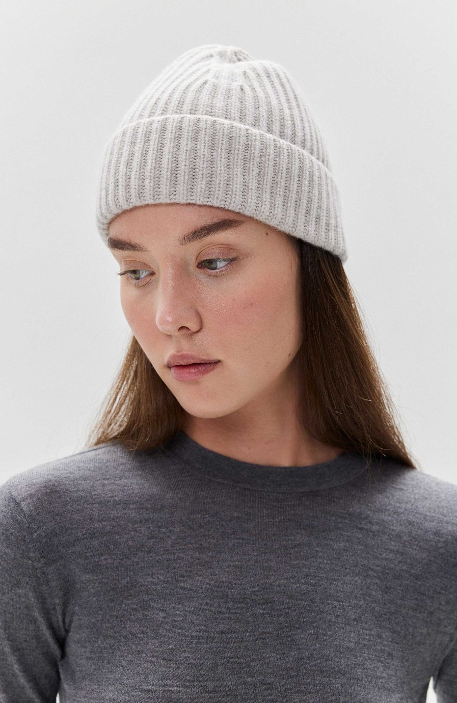 Women LISA YANG | Ribbed-Knit Cashmere Beanie Martigny