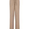 Men BEIGE BROWN | Tapered Linen Trousers