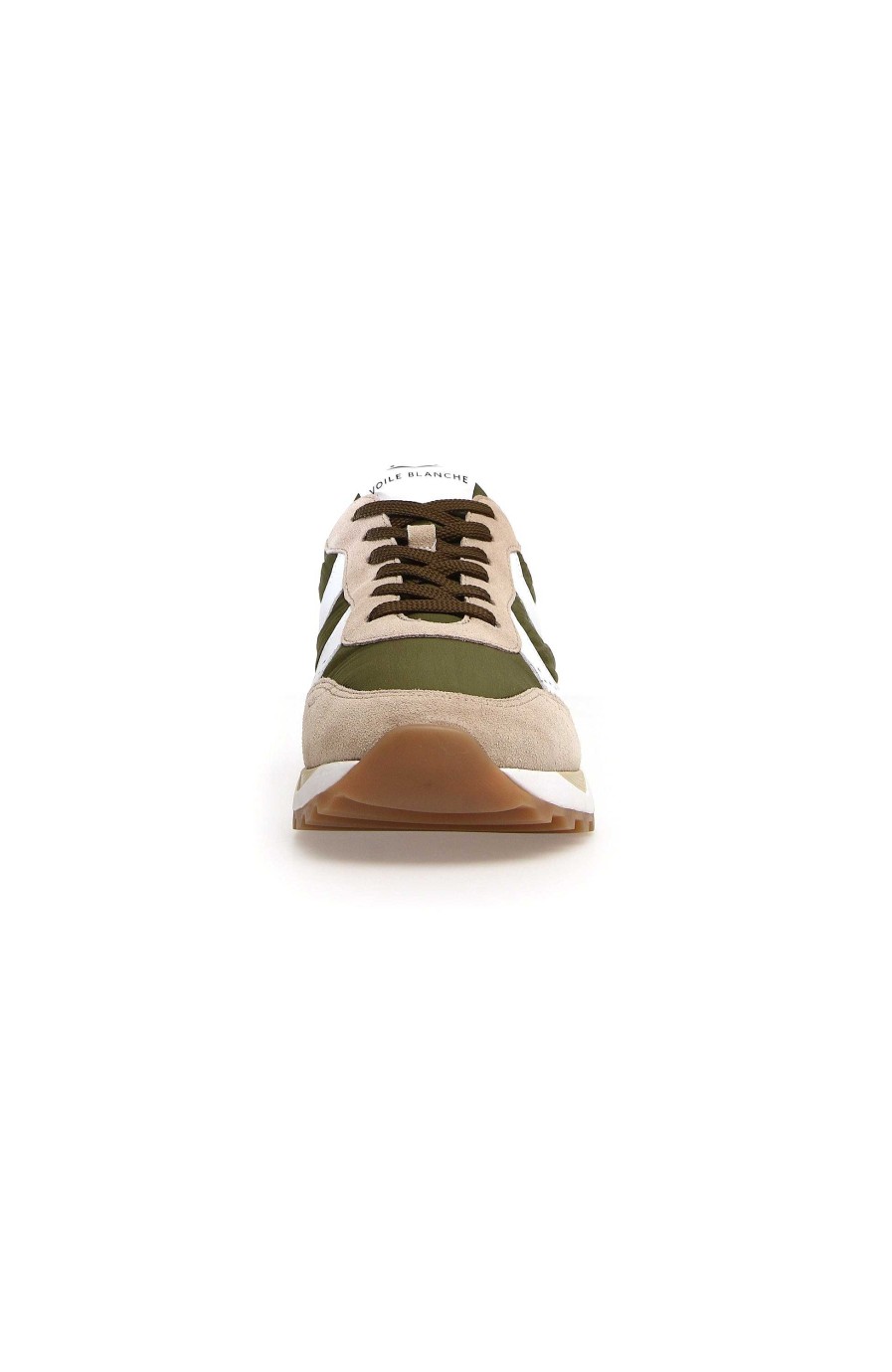 Men VOILE BLANCHE | Suede Contrast-Detail Sneakers Magg