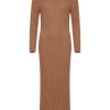 Women HOUSE OF DAGMAR | Ribbed Knit Wool Dress Carla