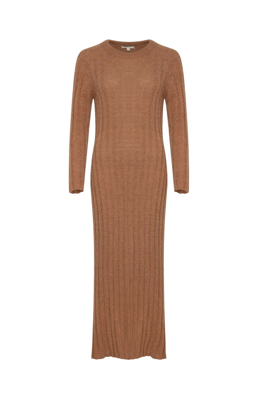 Women HOUSE OF DAGMAR | Ribbed Knit Wool Dress Carla