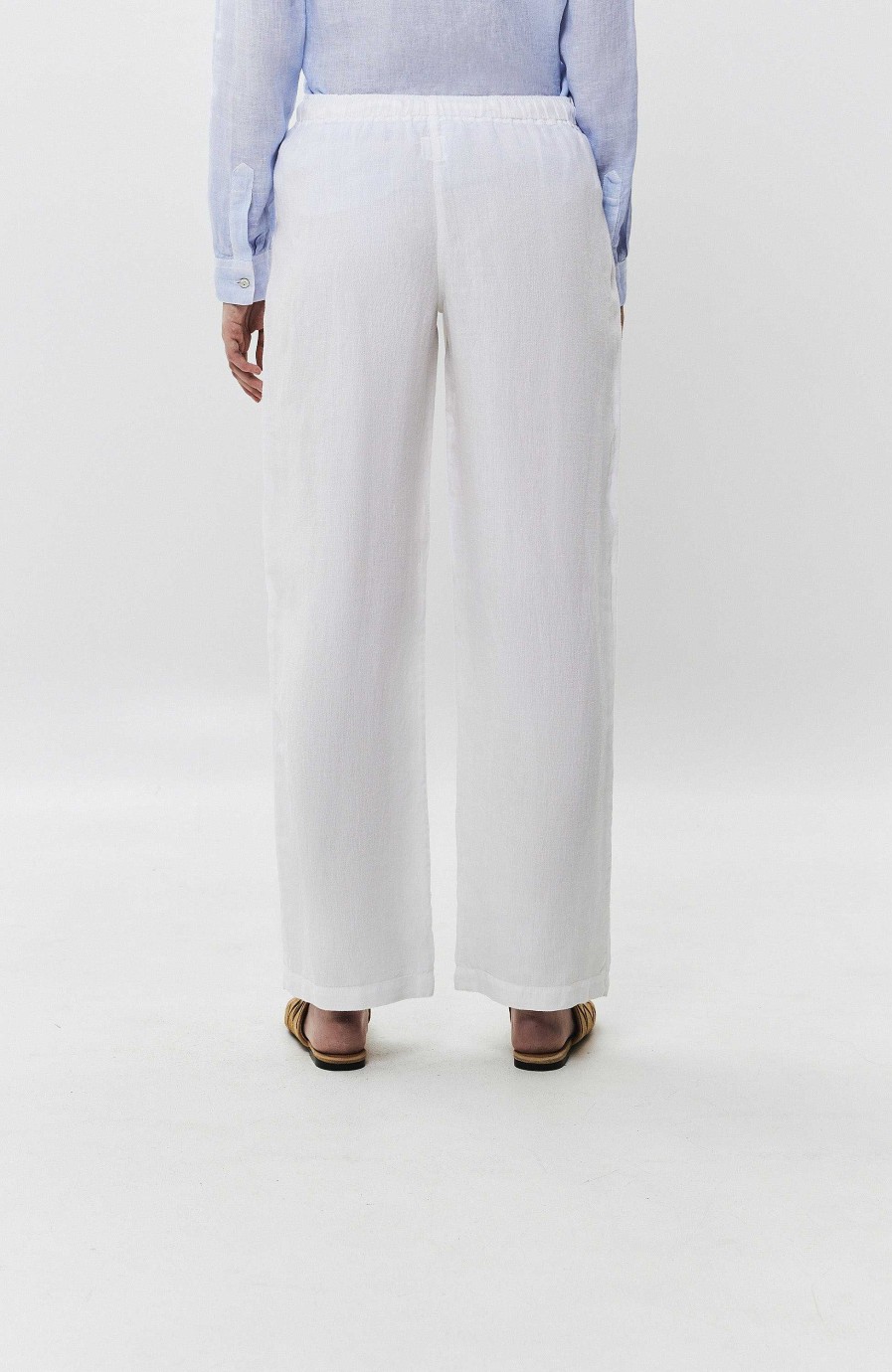 Women 120% LINO | Straight-Leg Linen Trousers