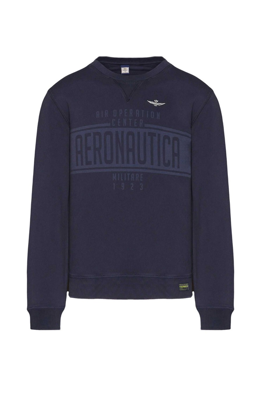 Men AERONAUTICA MILITARE | Logo-Print Cotton Sweatshirt